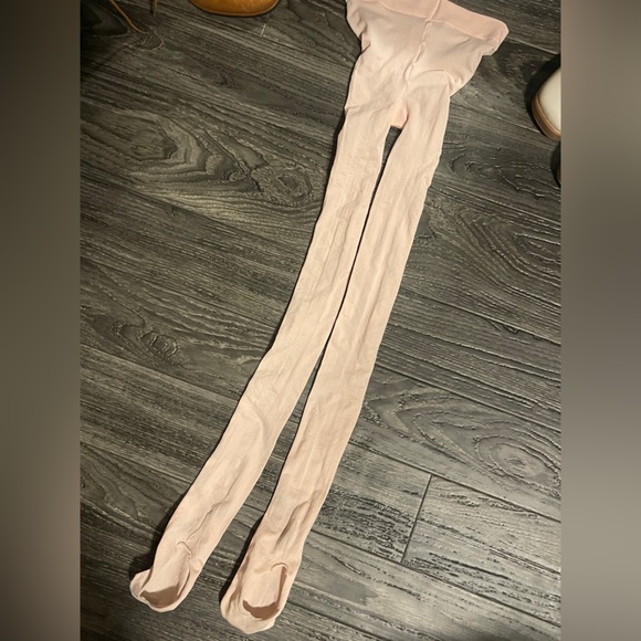 Worn & Used Ballet Pink Dance Tights Size Small - Picture 1 of 1